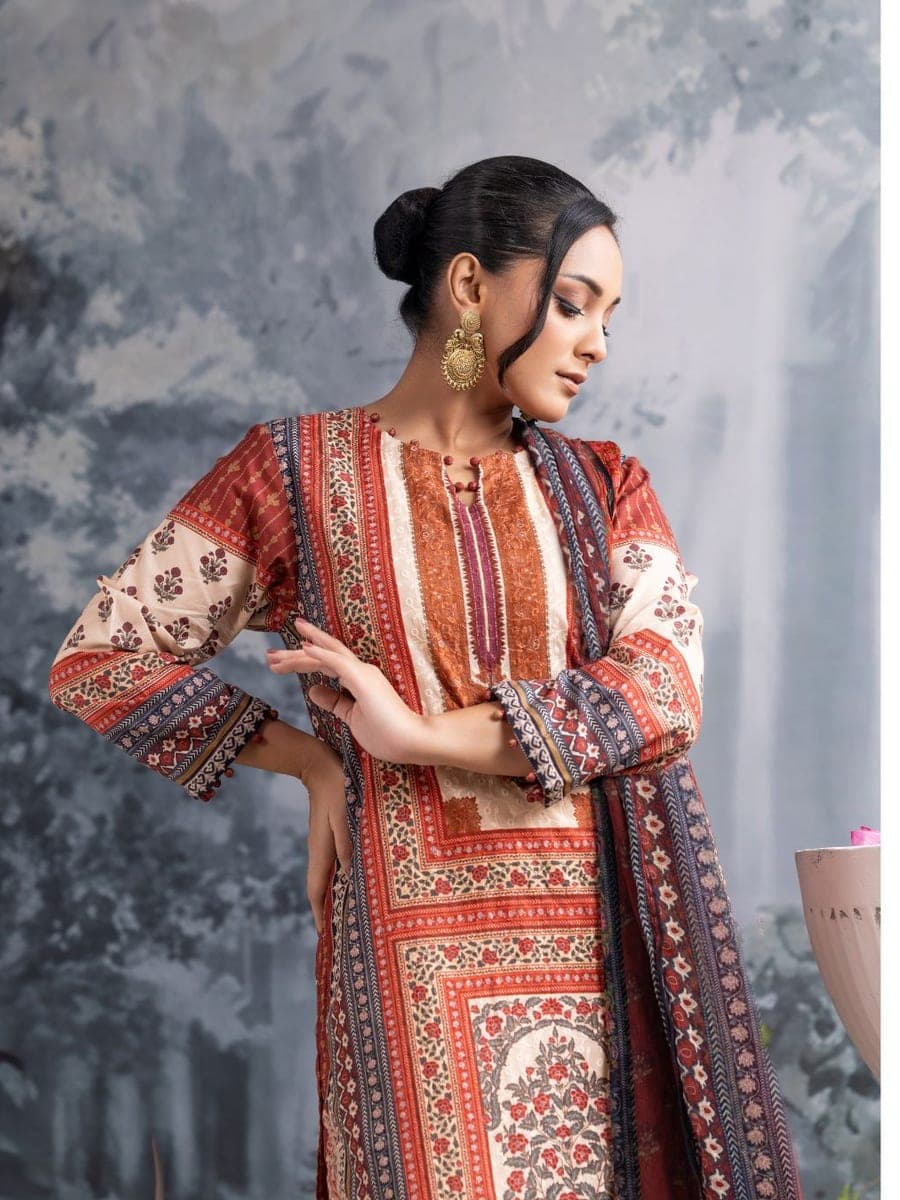 Deshi Three Piece 16 — front view