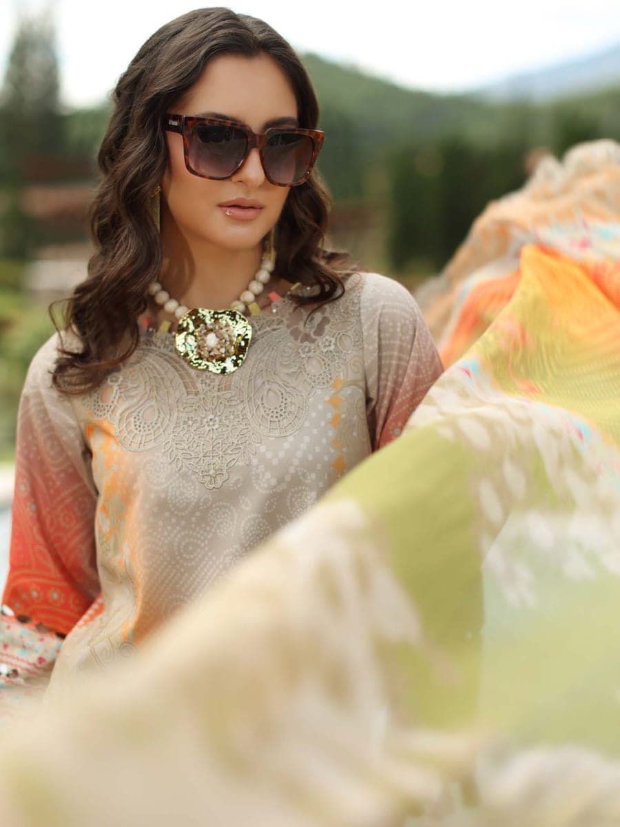Pakistani Three Piece 21 — back view