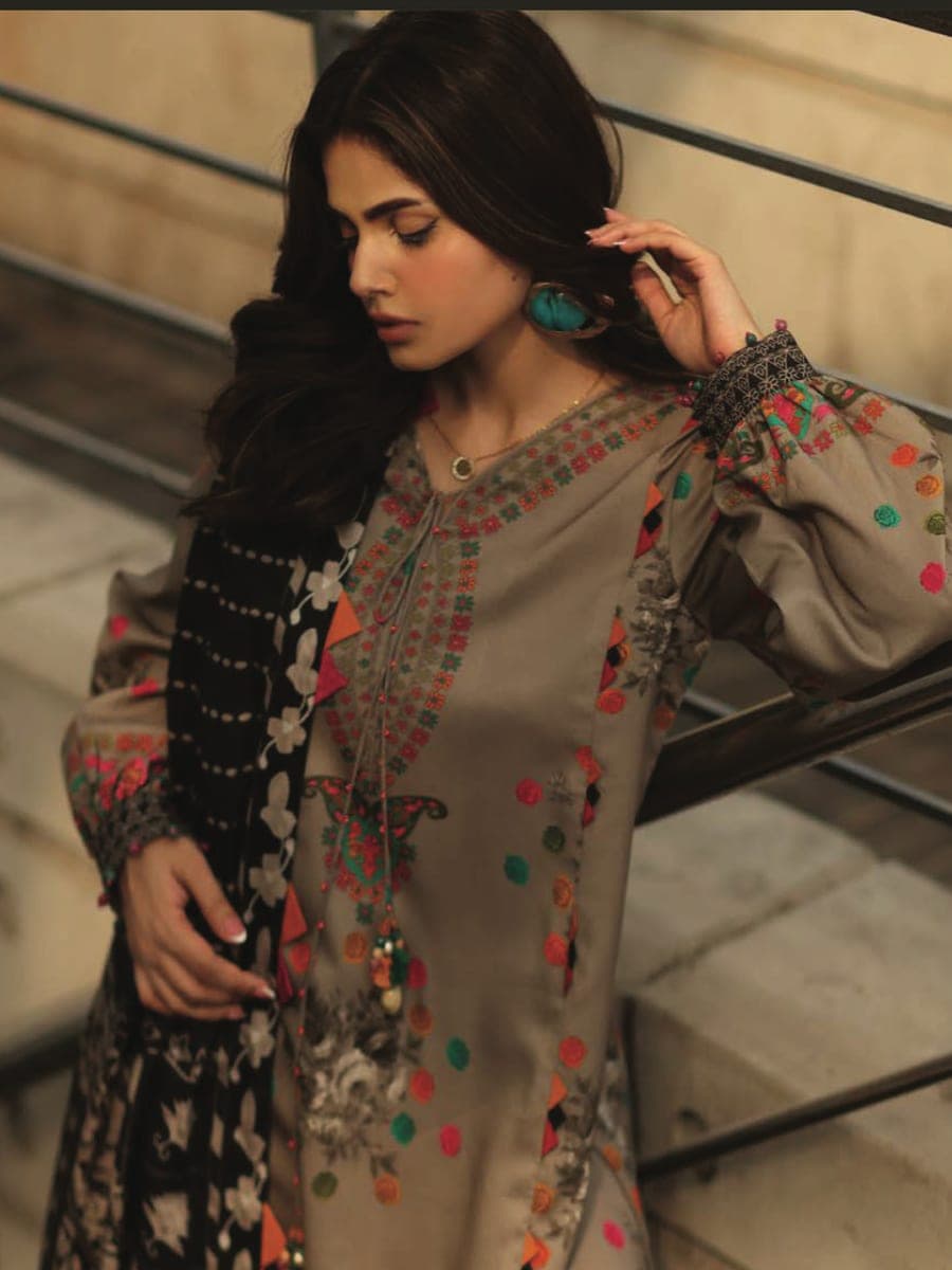 Pakistani Three Piece 31 — back view