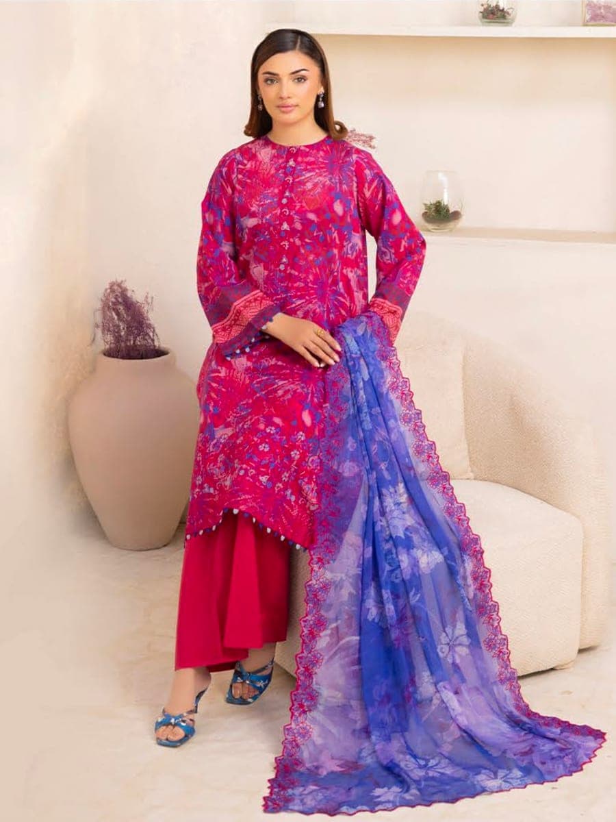 Pakistani Three Piece 34 — front view