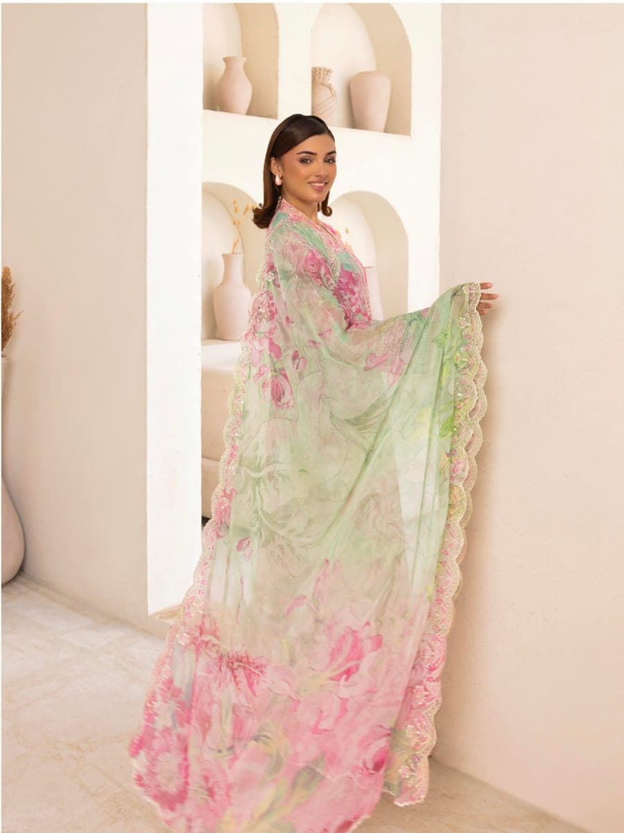 Pakistani Three Piece 35 — back view
