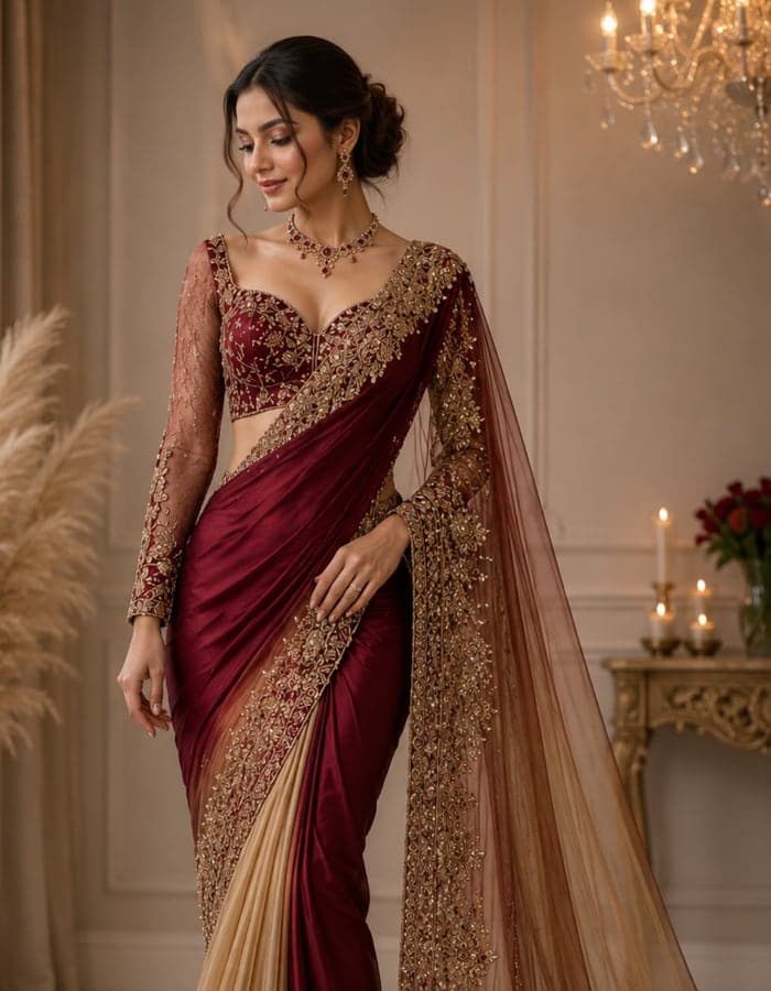 Pakistani saree