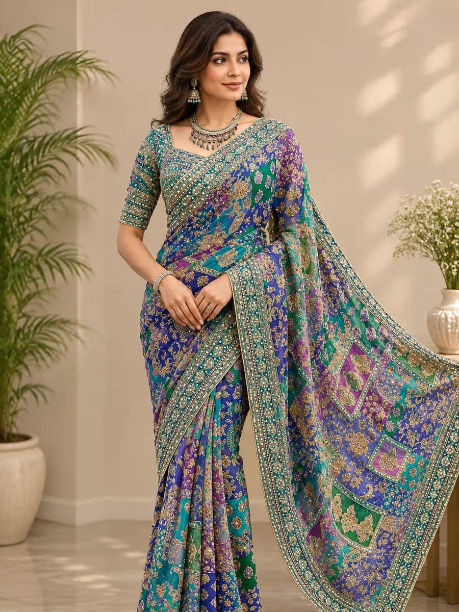 Sarees from the Sarmaya collection